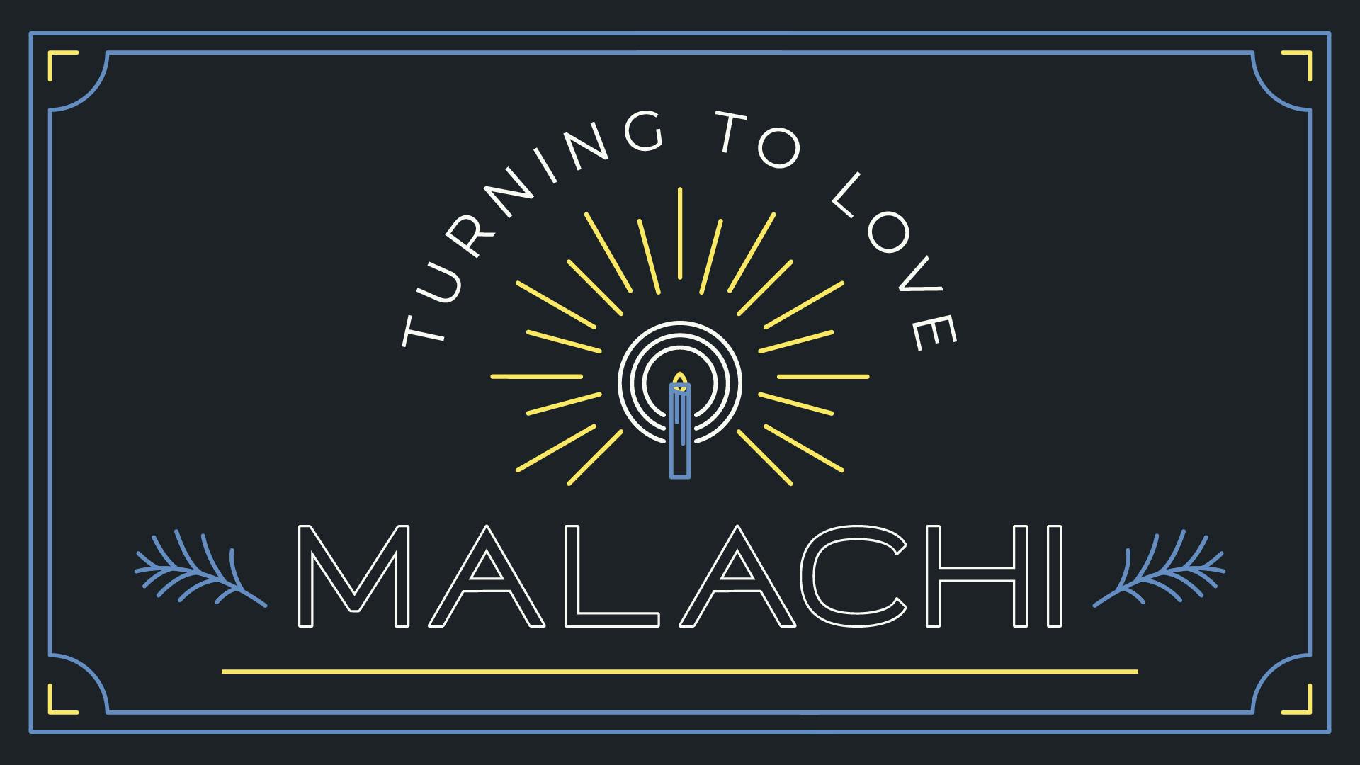 Advent: Malachi - Turning from Greed