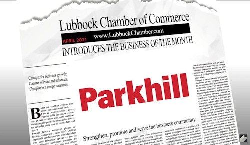 Parkhill Named Lubbock Business of the Month