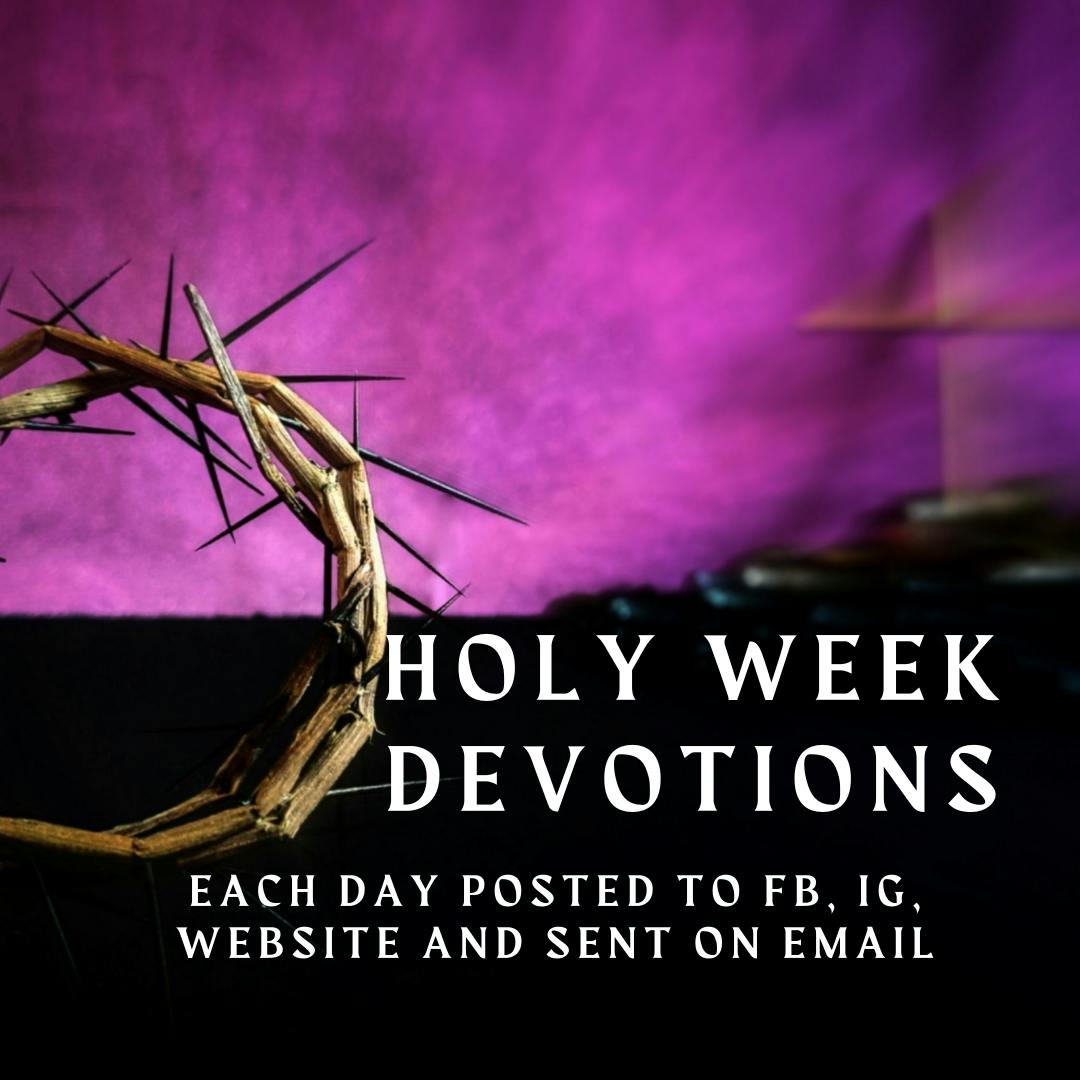 Holy Tuesday Devotion cover for post