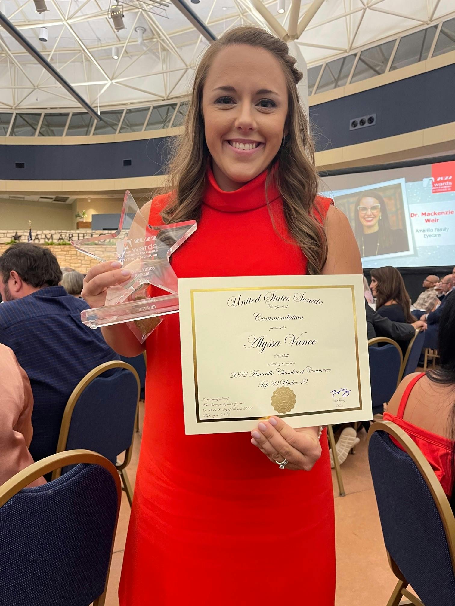 Parkhill’s Alyssa Vance Honored in Amarillo Chamber Top 20 Under 40