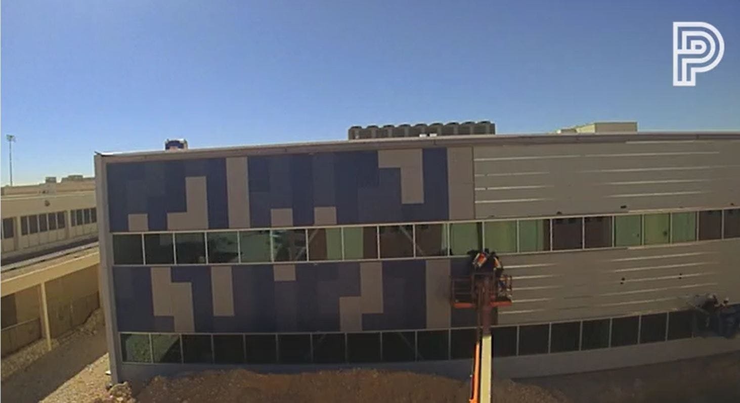 Time-Lapse Tuesday-Panel Installation at EPISD Coronado HS