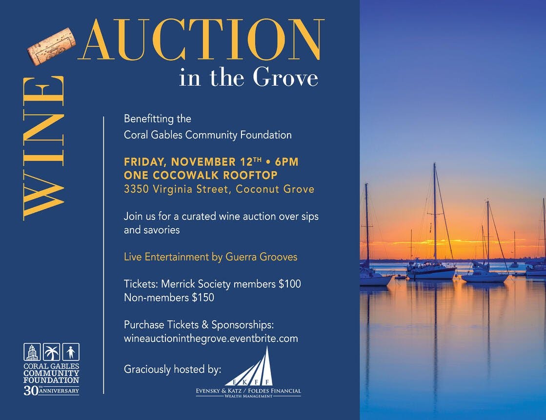 Wine Auction in the Grove event