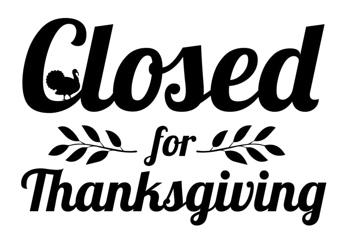Closed on Thanksgiving Day cover image