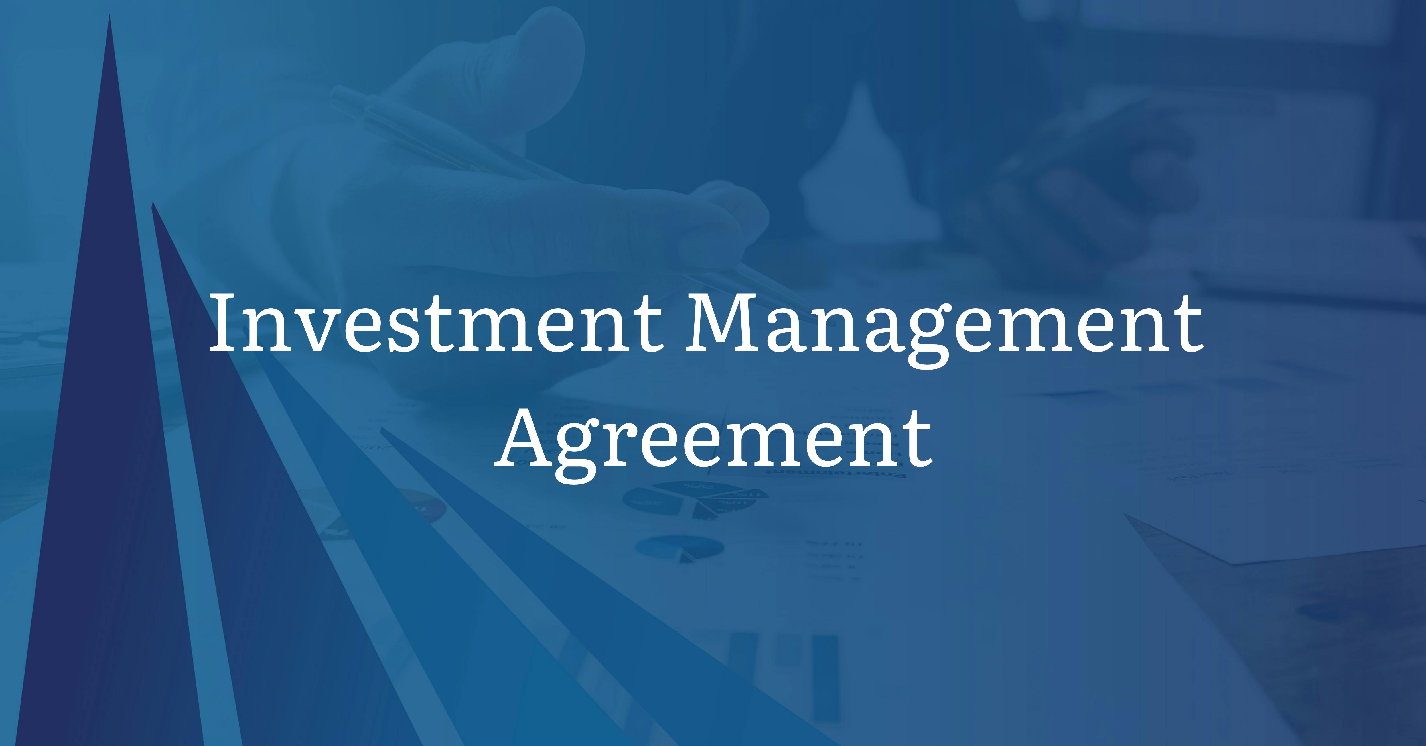 Investment Only Advisory Agreement