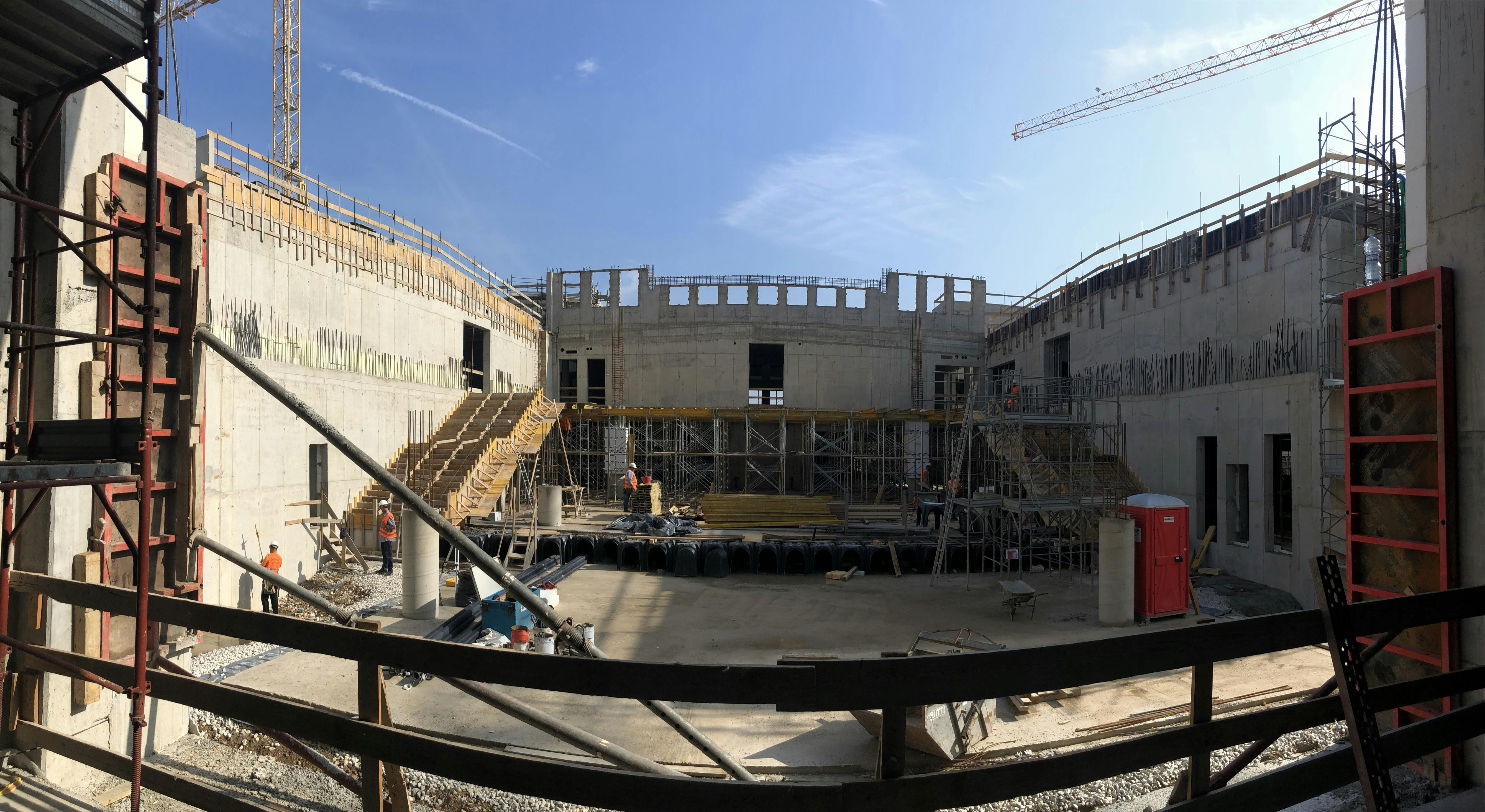 Ciao from the Vicenza High School Construction Site