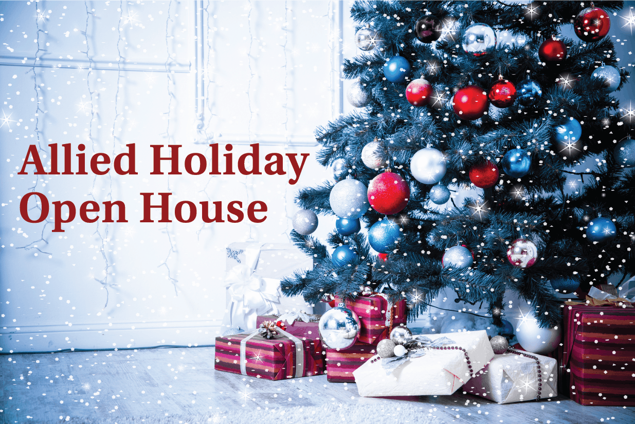You're Invited!  Holiday Open House - December 1st