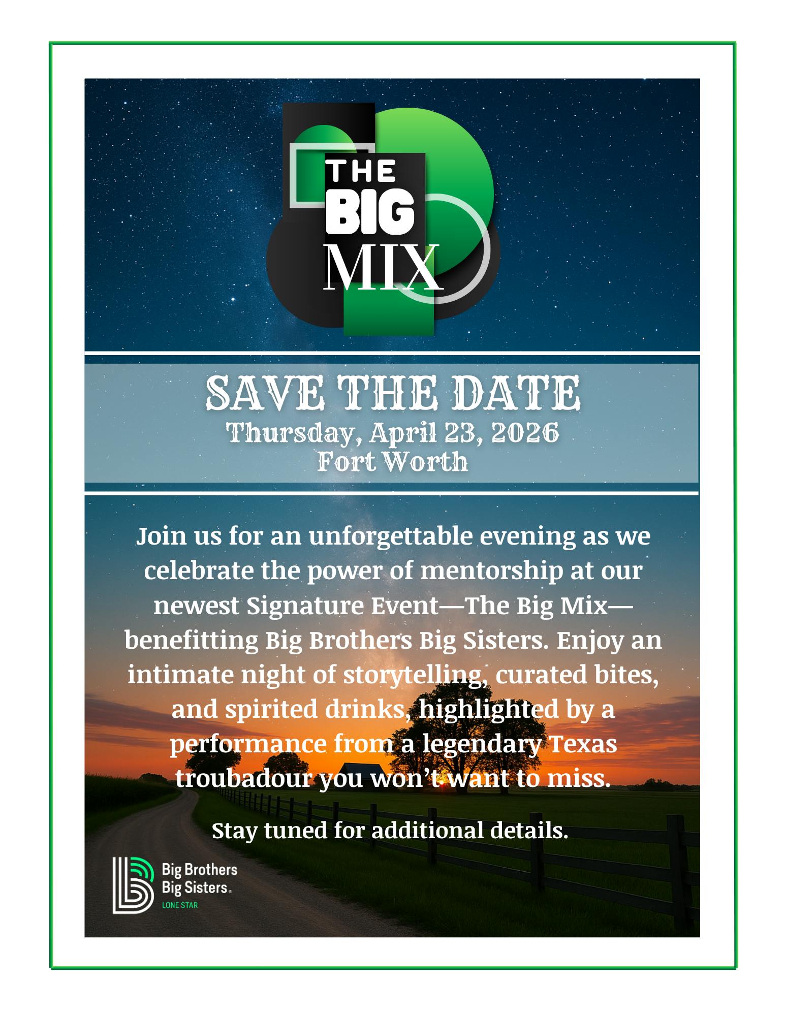 2026 | The Big Mix - Save The Date cover image