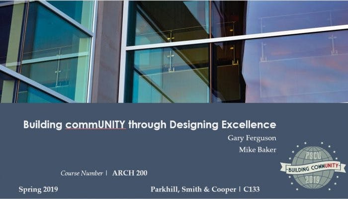 University of Parkhill 2019: Building CommUNITY Through Designing Excellence cover image