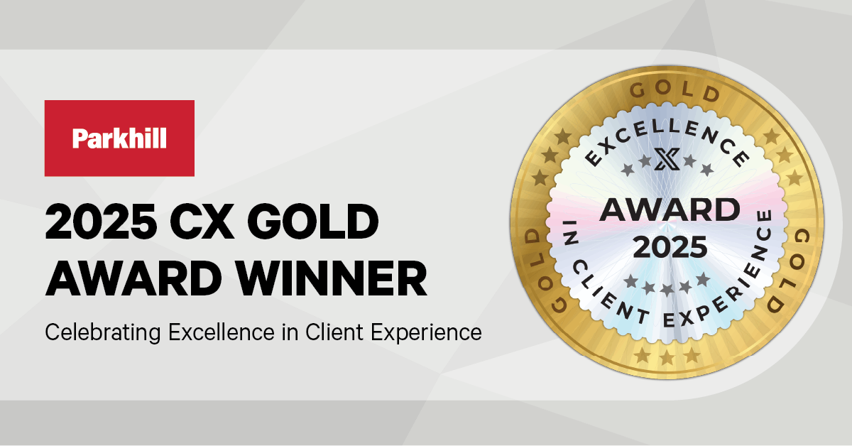 Parkhill Earns Gold-Level Client Experience Award