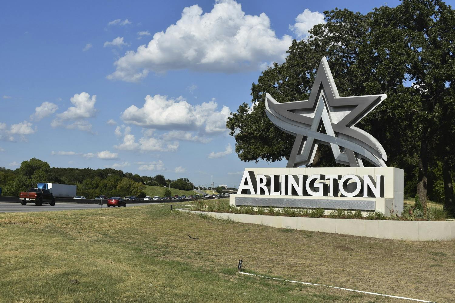 City of Arlington Newest Gateway Monument on Highway 287 Nearing Completion