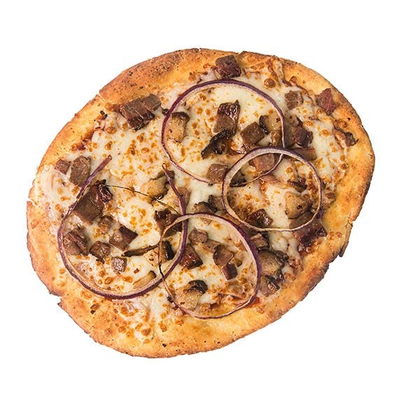 bbq brisket flatbread pizza