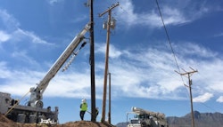 Time-Lapse Tuesday: New Electrical Pole &amp; Transformer Set Installation at Newman Power Plant