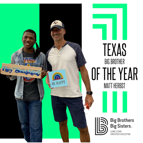 Houston Big Brother Awarded with 2023 Texas Big Brother of the Year cover image
