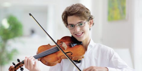 Jonathan teaches violin
