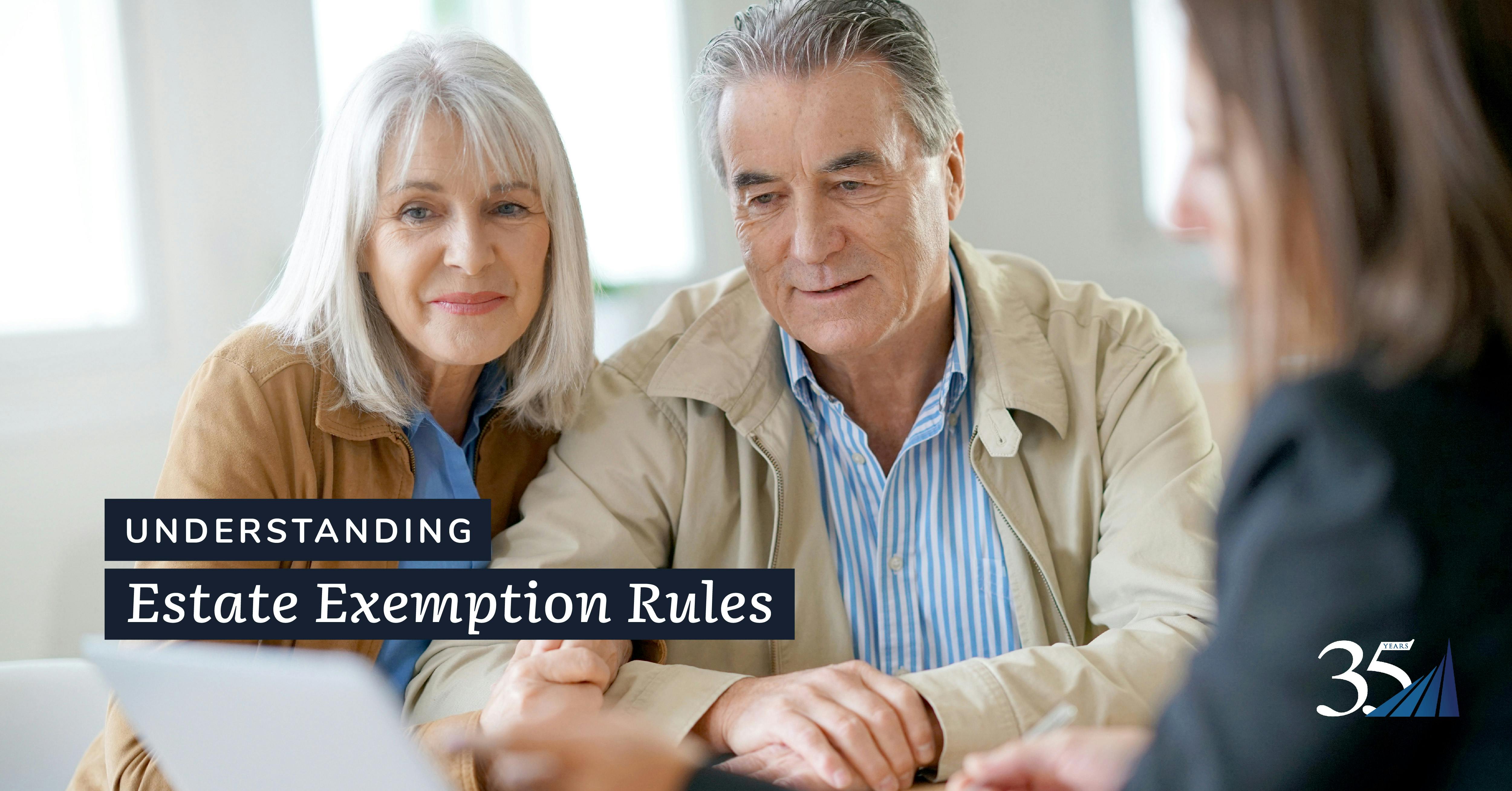 Understanding Estate Exemption Rules event