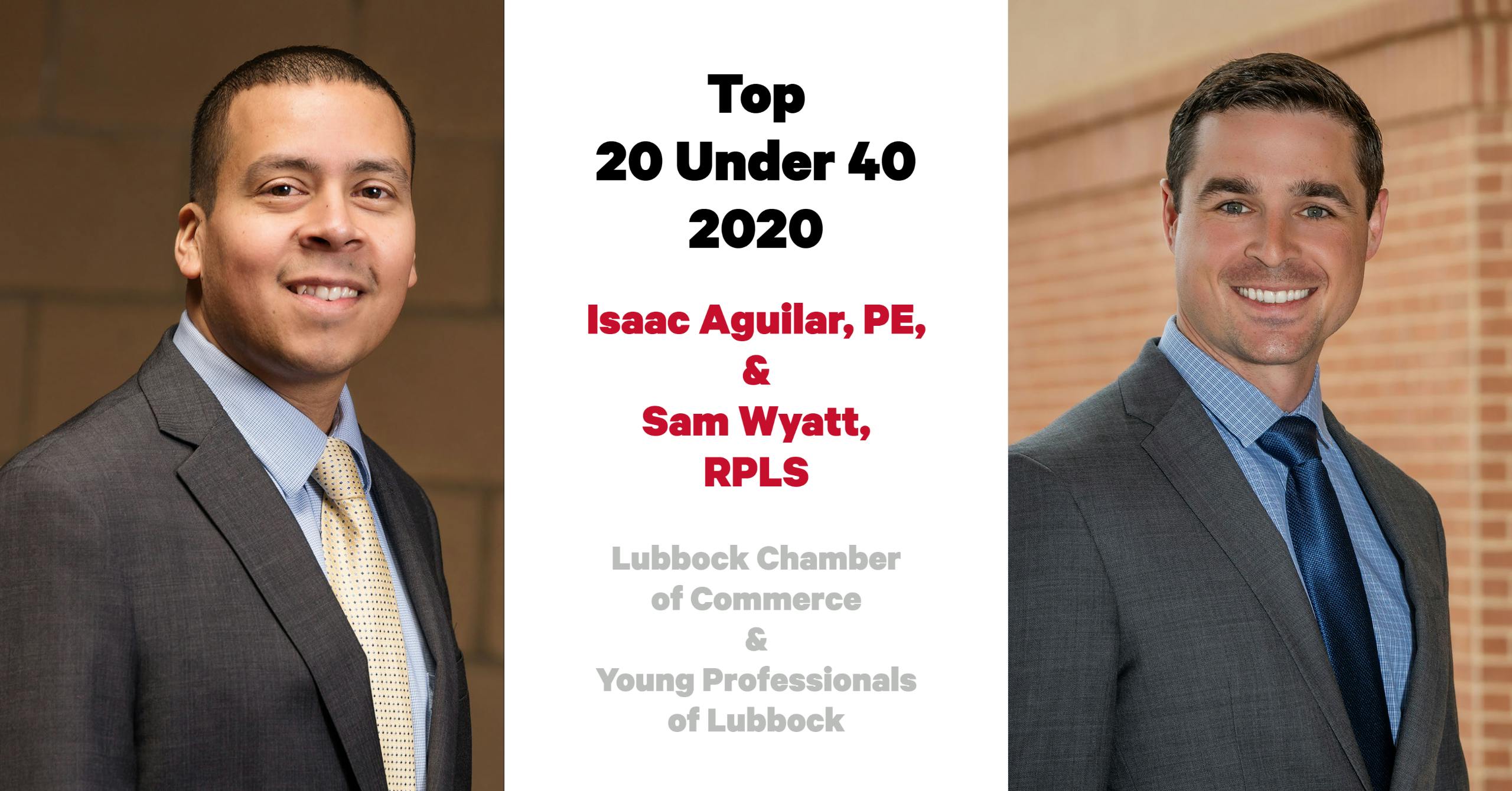 Two Parkhill Employees Named in Lubbock Chamber of Commerce Young Professionals Awards