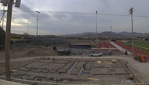 Time-Lapse Tuesday - Construction at Coronado High School New Fieldhouse in El Paso